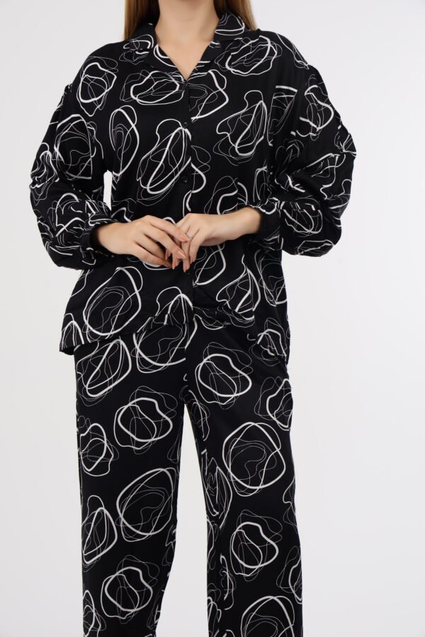 Wineberry Women’s Black Co-Ord Set – Comfortable 100% Cotton Rayon