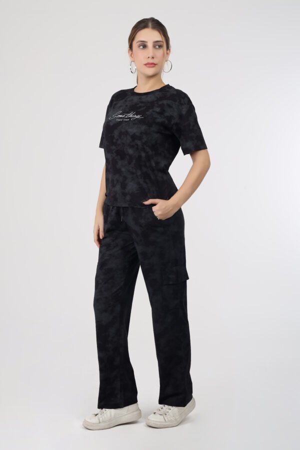 Wineberry Women’s Black Co-Ord Set – Comfortable 100% Tencel Lycra