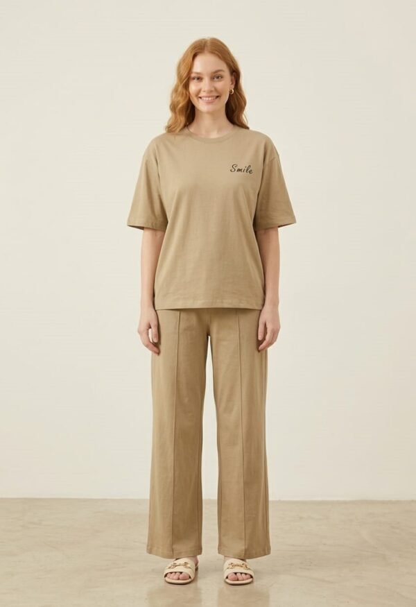 WINEBERRY Women's Elevate your everyday style with this effortlessly chic women’s cord set, crafted from premium Tencel Lycra fabric.