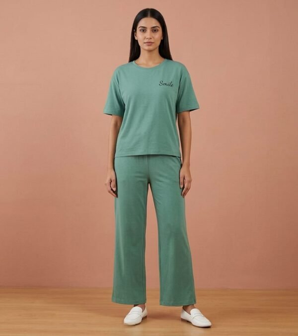 WINEBERRY Women's Elevate your everyday style with this effortlessly chic women’s cord set, crafted from premium Tencel Lycra fabric.